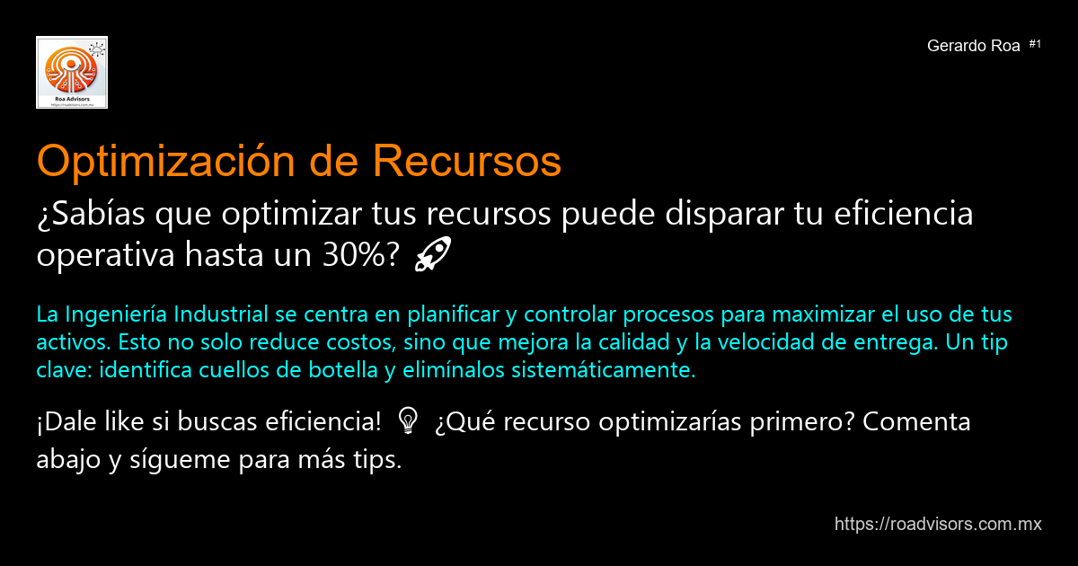 RESOURCE OPTIMIZATION IN INDUSTRIAL ENGINEERING