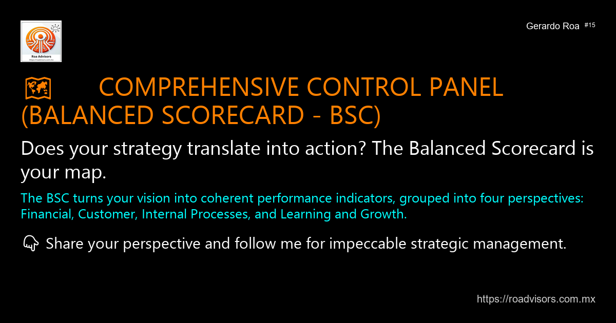 🗺️ COMPREHENSIVE CONTROL PANEL (BALANCED SCORECARD - BSC)